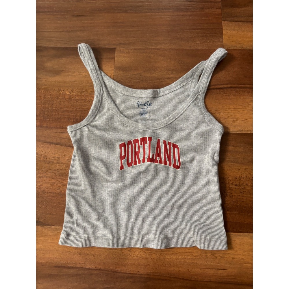 John Galt Cropped Portland Tank top